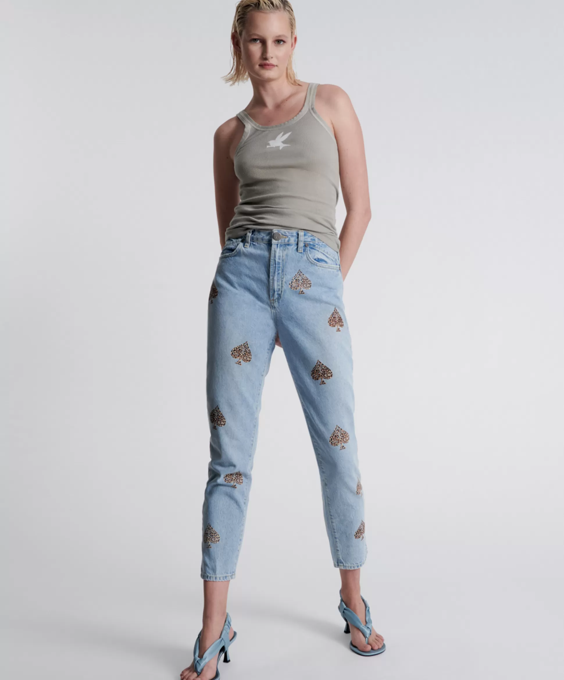 Shop ONE TEASPOON Aced Legend High Waist Mom Fit Jeans