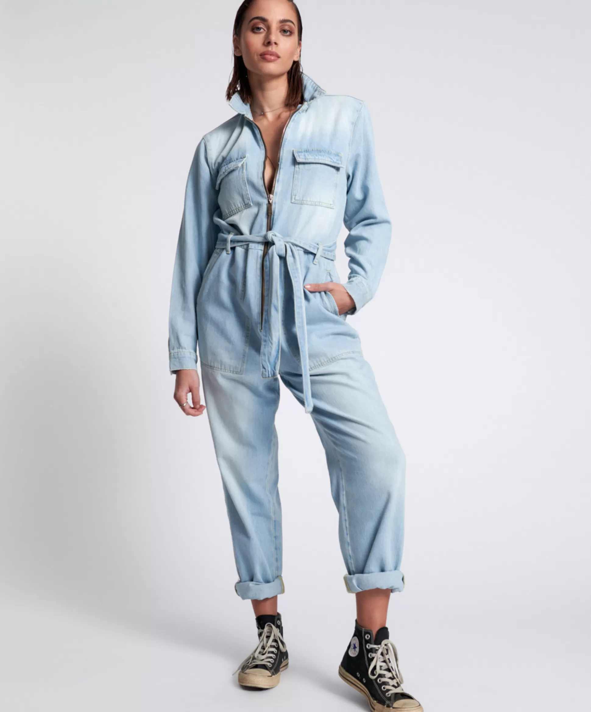 Fashion ONE TEASPOON Angel Blue Claudia Overall