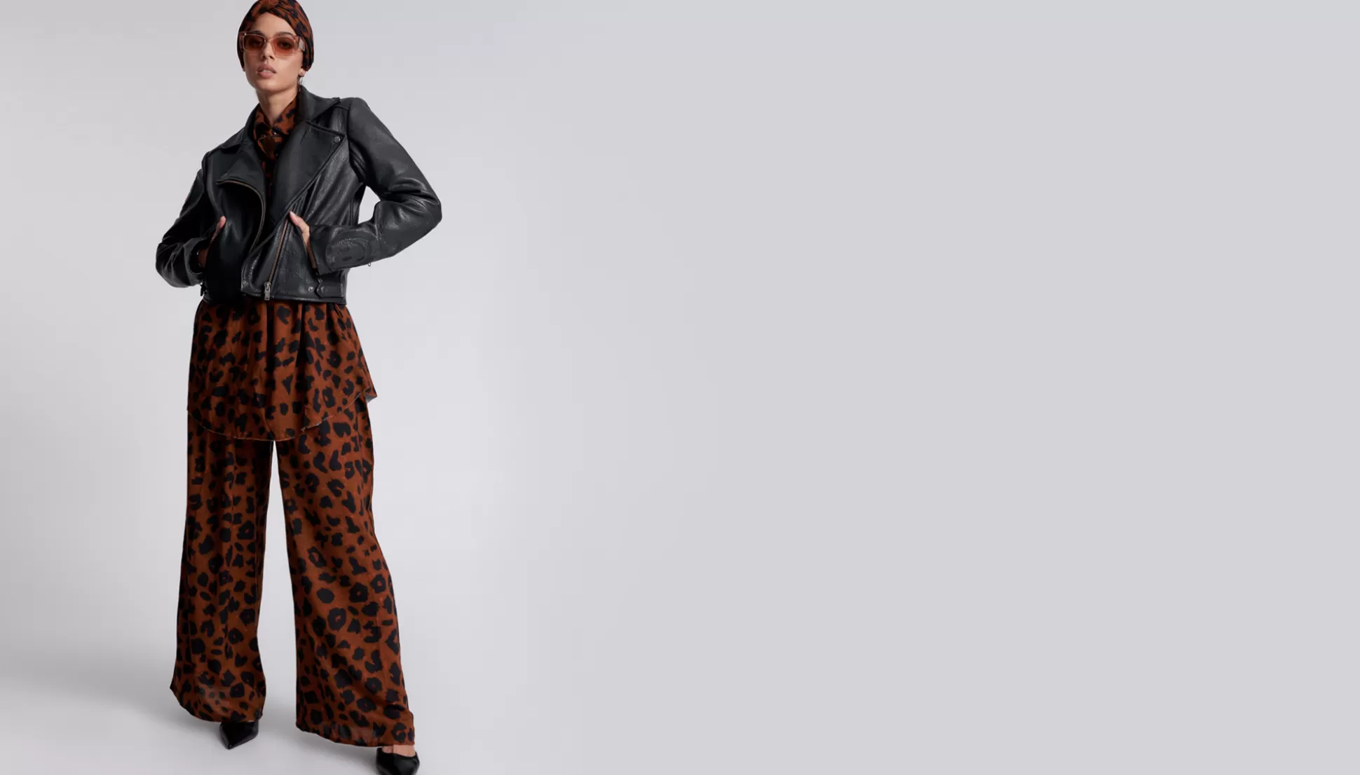 Online ONE TEASPOON Animal Anarchy Palazzo Pants