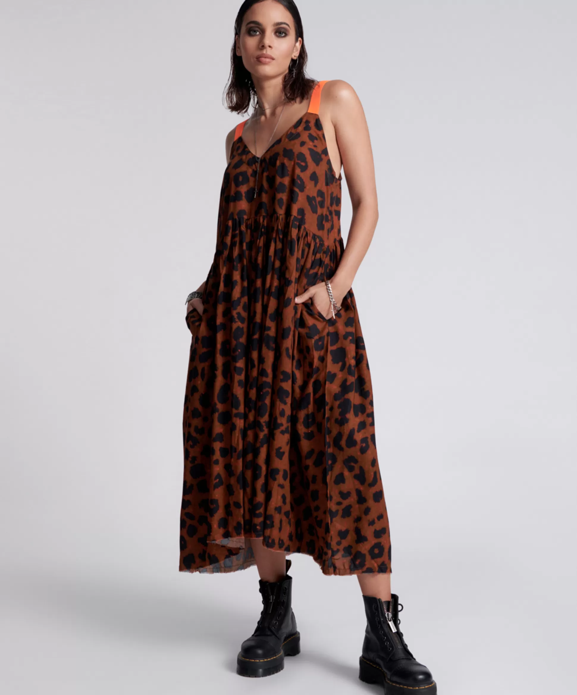 Shop ONE TEASPOON Animal Anarchy Runaway Slip Dress