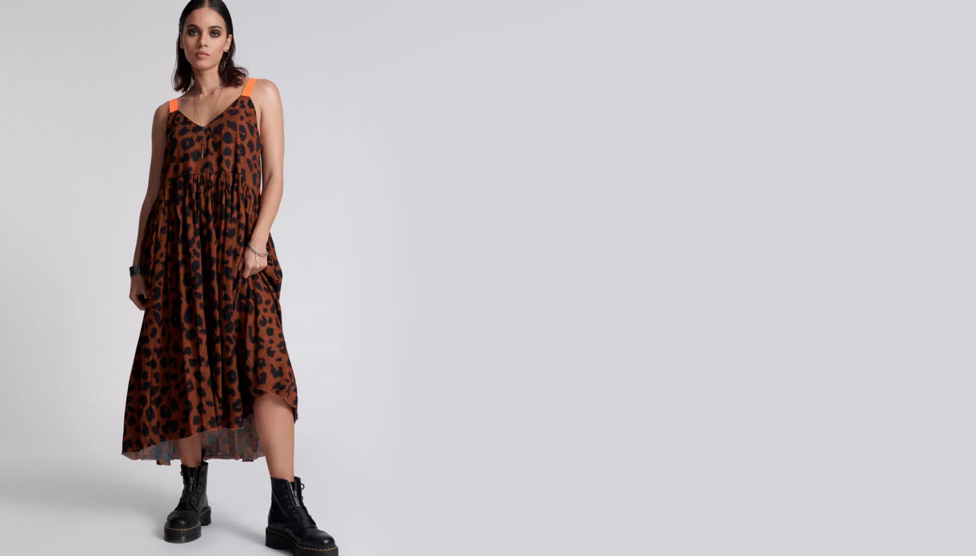 Shop ONE TEASPOON Animal Anarchy Runaway Slip Dress