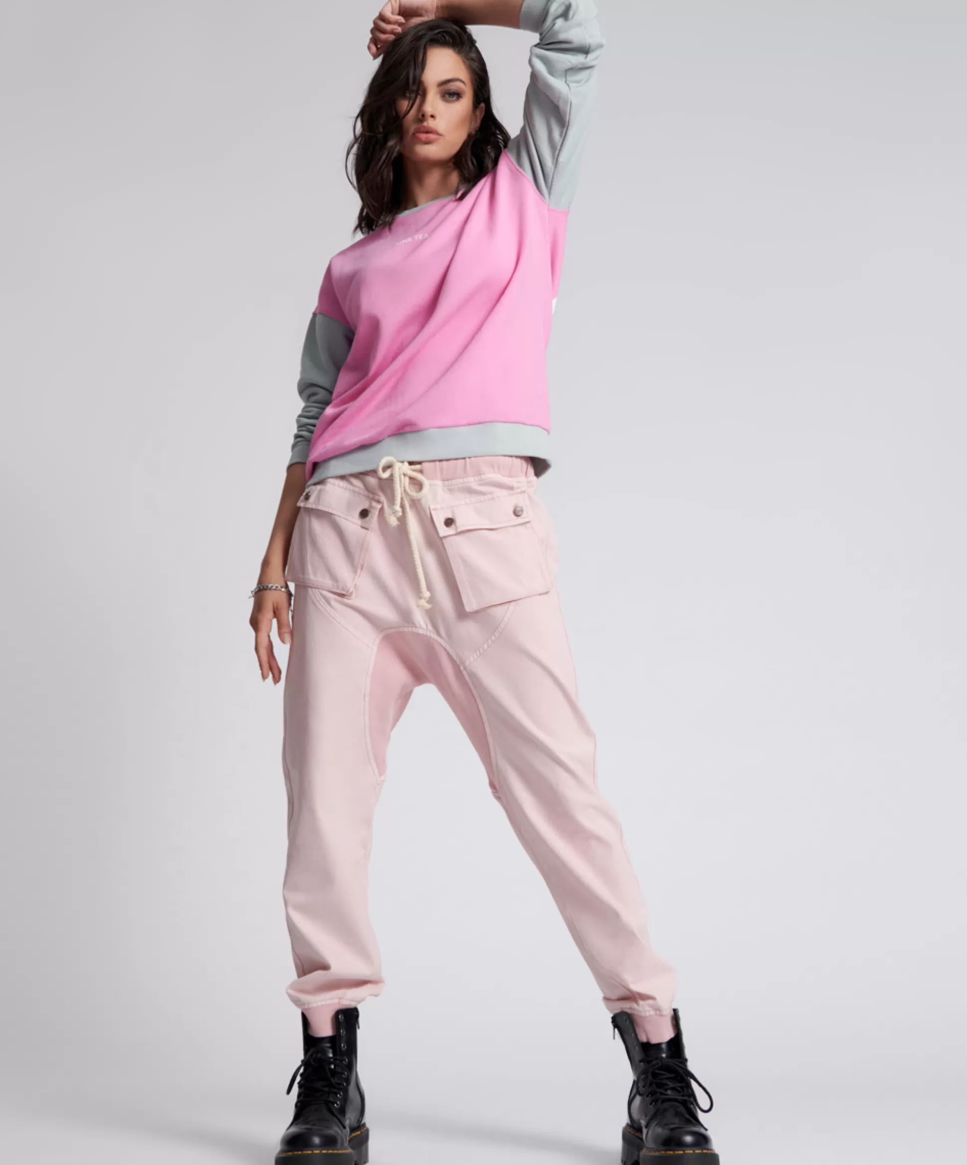 Discount ONE TEASPOON Blush Cargo Cadet Pants