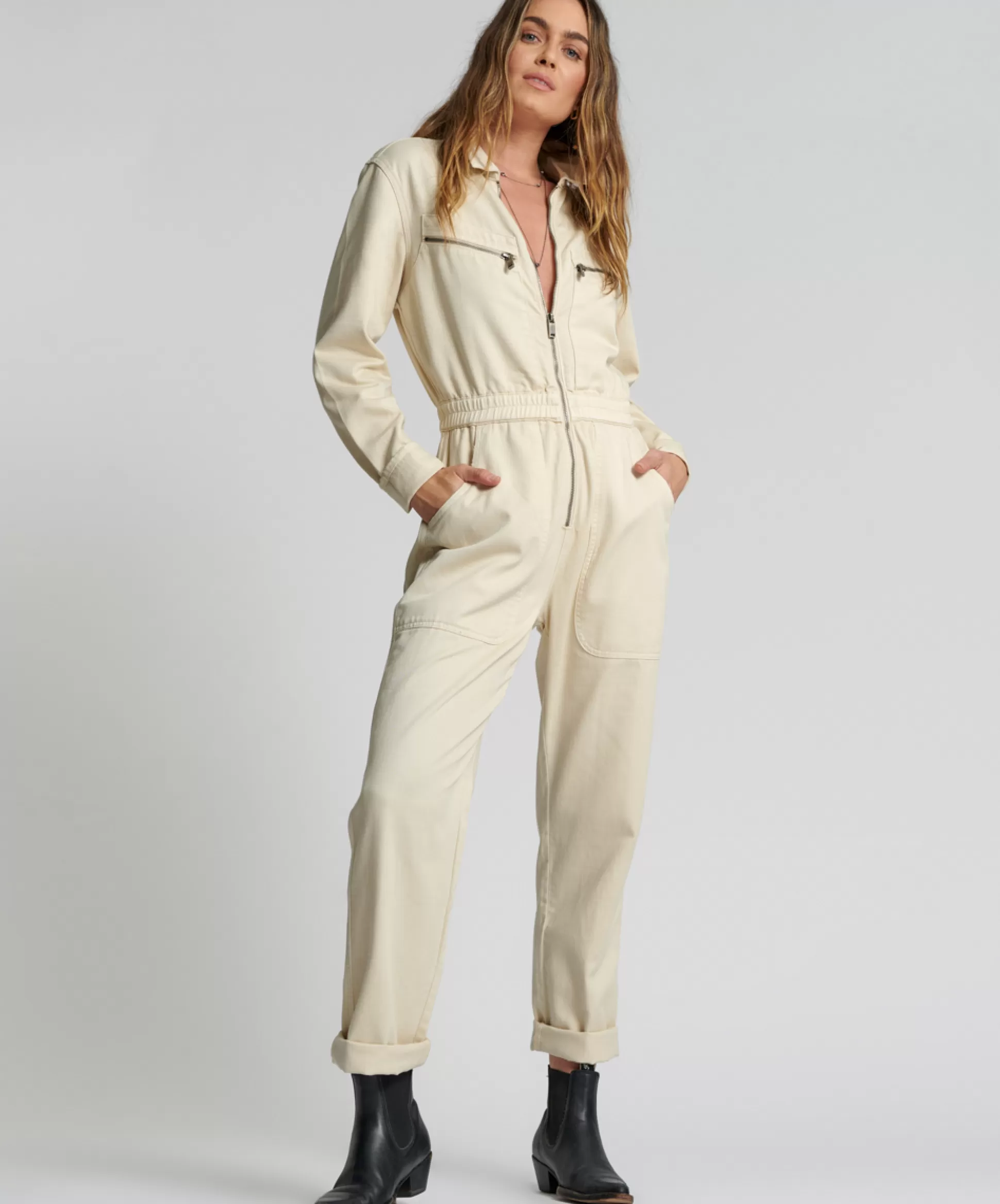 Cheap ONE TEASPOON Buttercream Olivia Aviator Jumpsuit