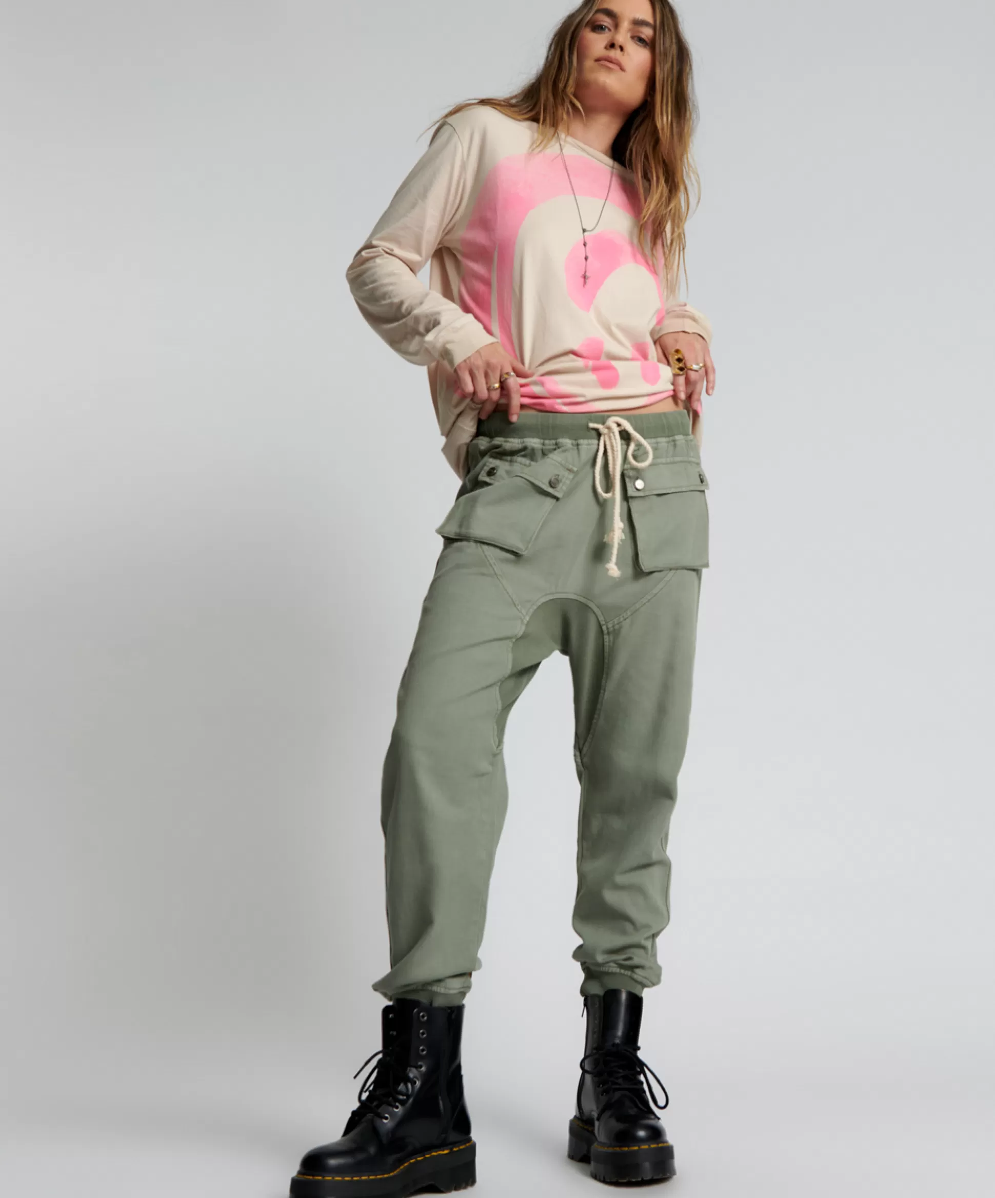 Best Sale ONE TEASPOON Faded Khaki Cadet Pants