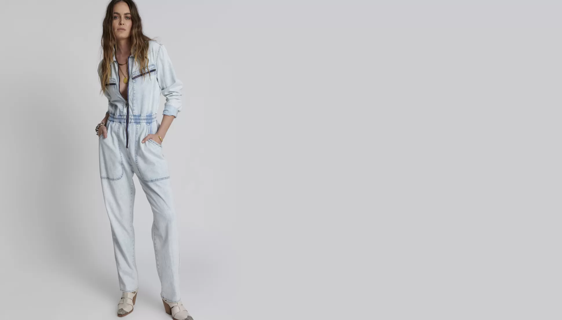 Sale ONE TEASPOON Florence Olivia Denim Jumpsuit