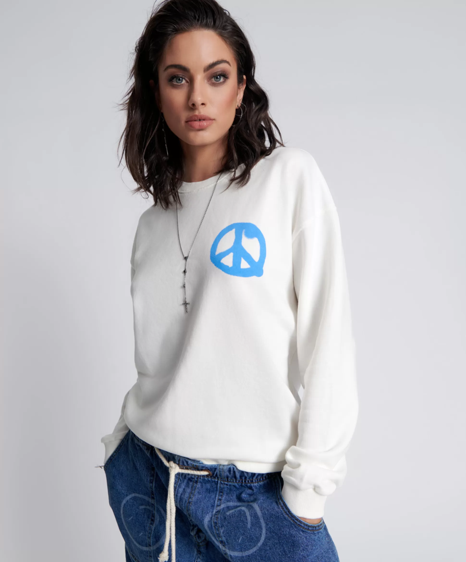 Best Sale ONE TEASPOON Get Physical Peace Sweater