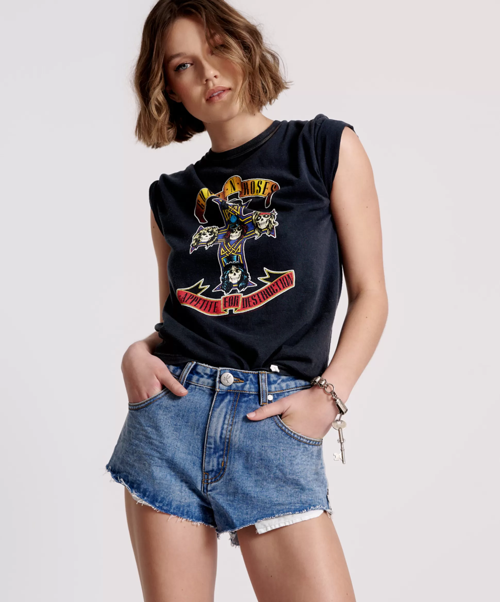 Online ONE TEASPOON Hollywood The One Fitted Cheeky Denim Short