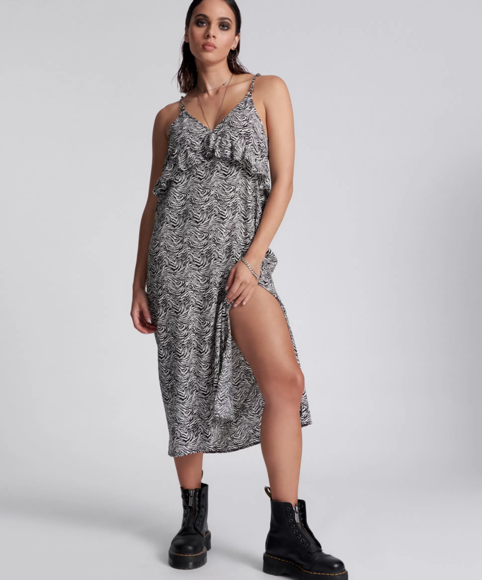 Cheap ONE TEASPOON Interference Slip Dress