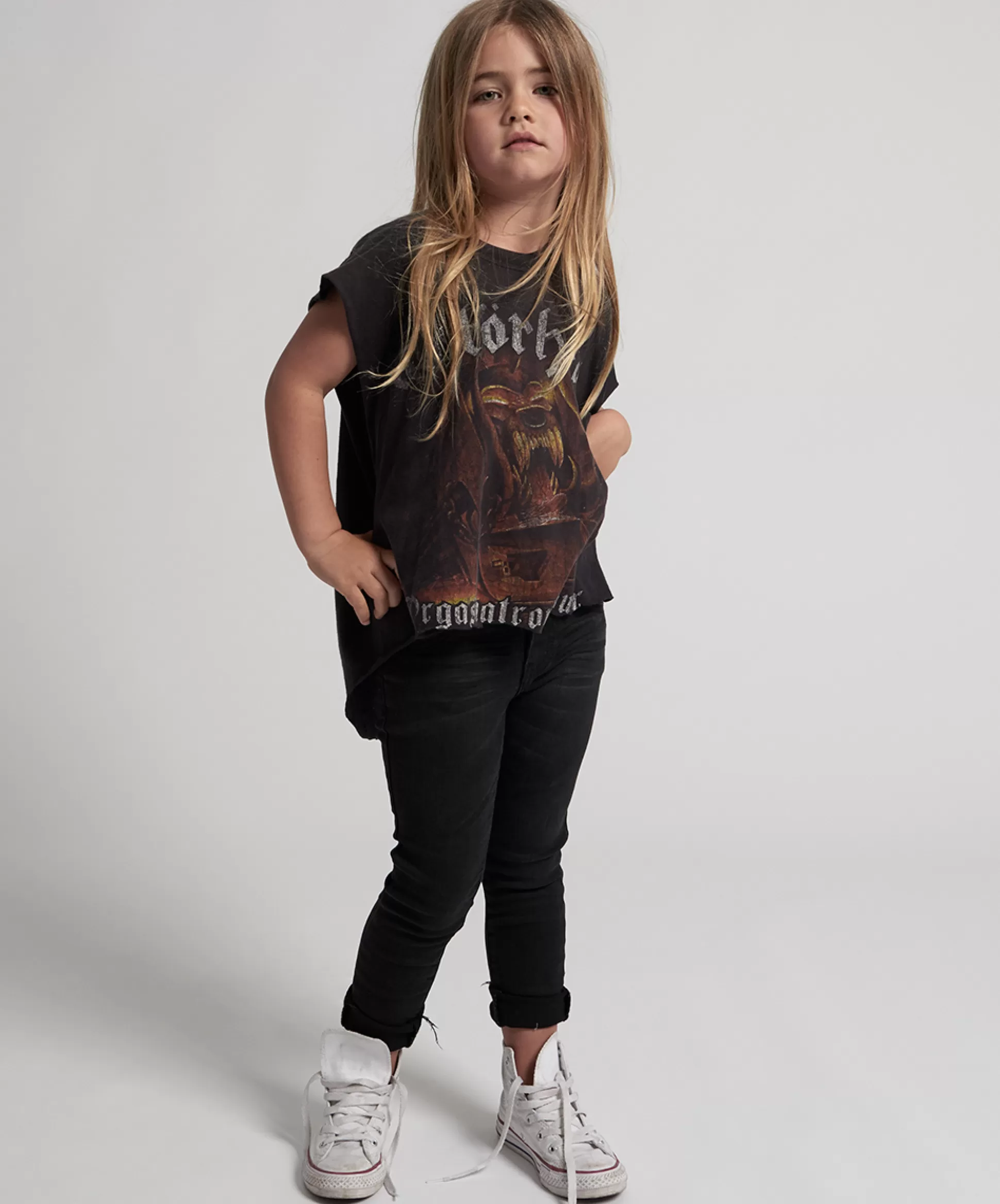 Clearance ONE TEASPOON Kids Black Punk Freebirds Ii Skinny Jeans