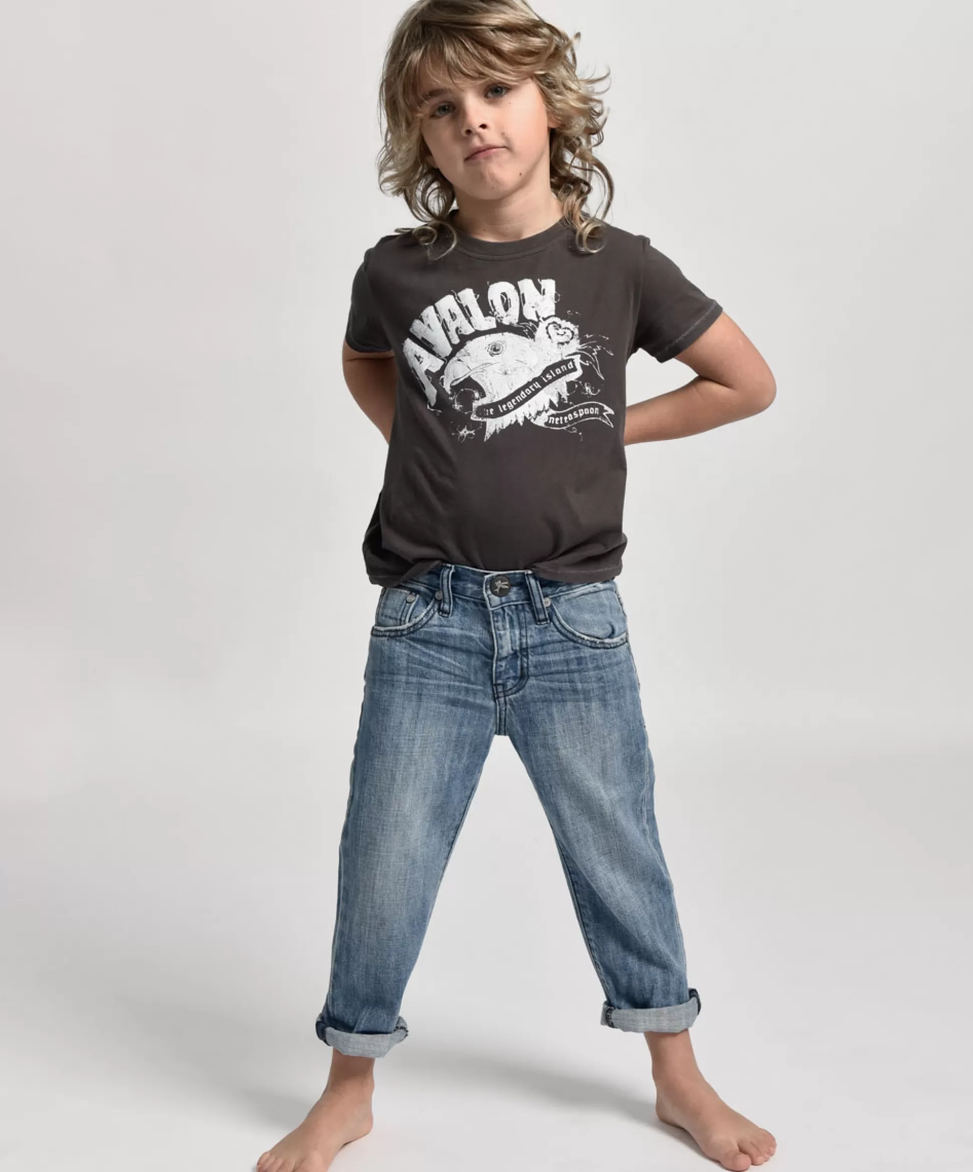 Outlet ONE TEASPOON Kids Original Awesome Baggies Straight Leg Jeans