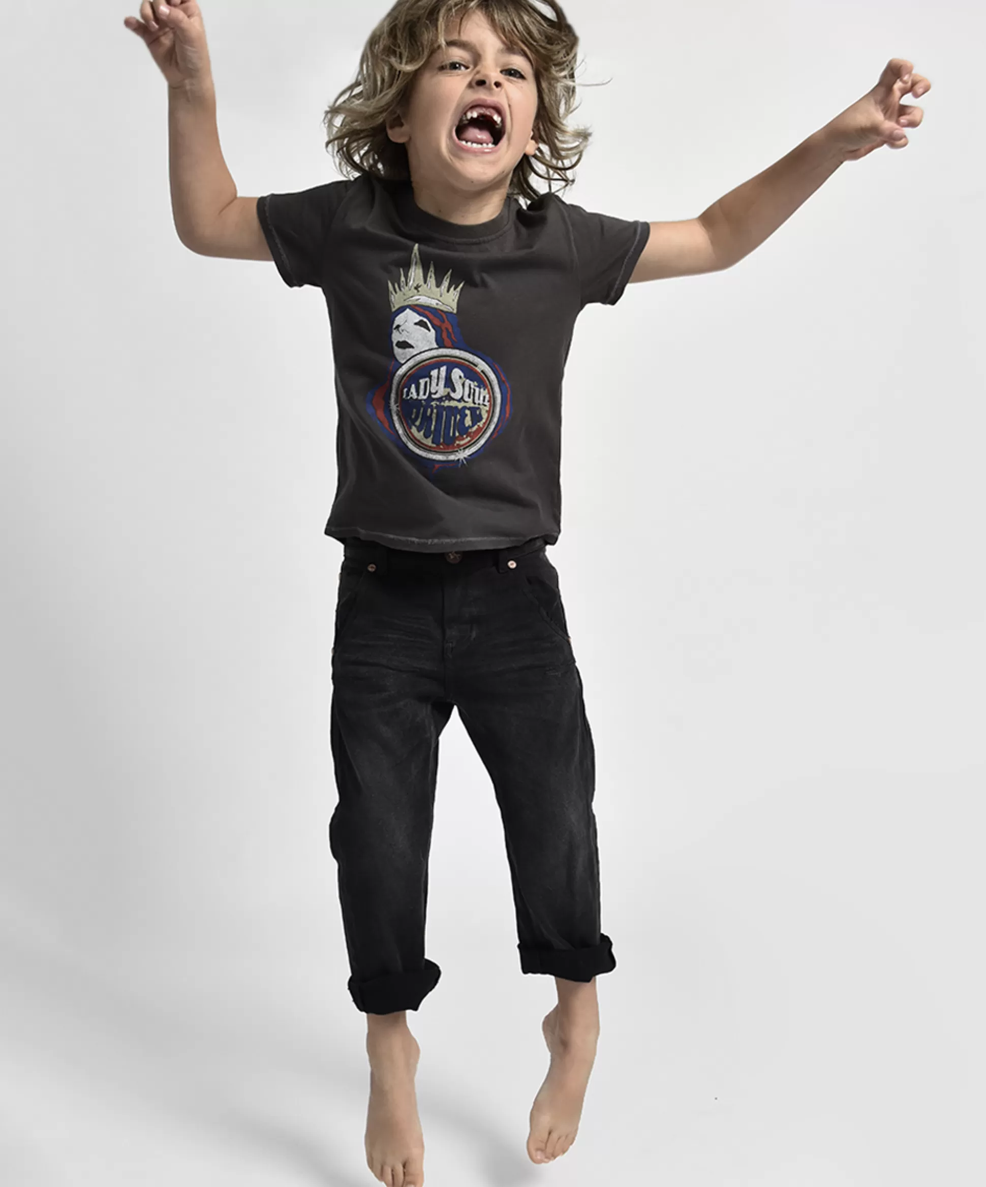 Sale ONE TEASPOON Kids Panther Mr Relaxed Jeans