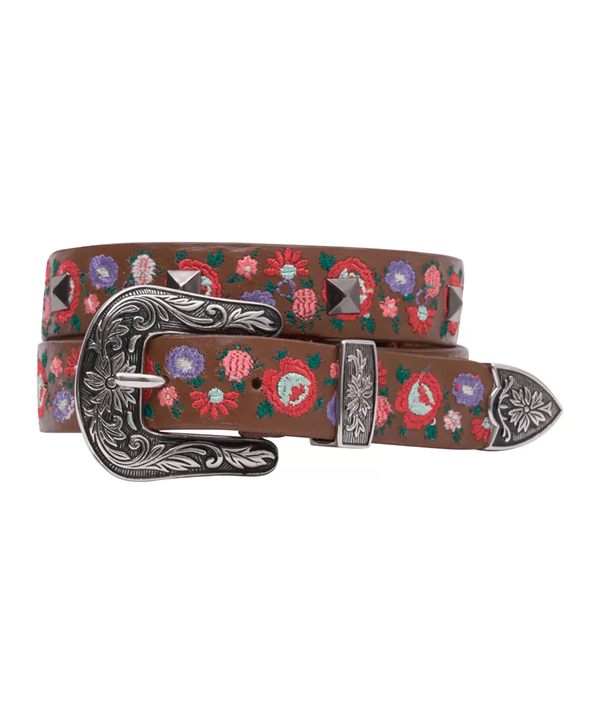 New ONE TEASPOON Lost Signal Floral Leather Belt