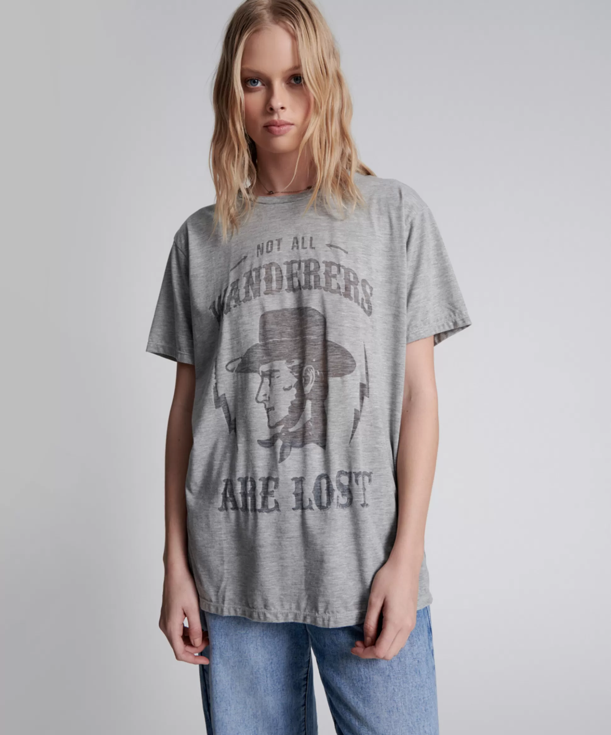 Online ONE TEASPOON Not All Wanderers Are Lost Burnout Unisex Tee