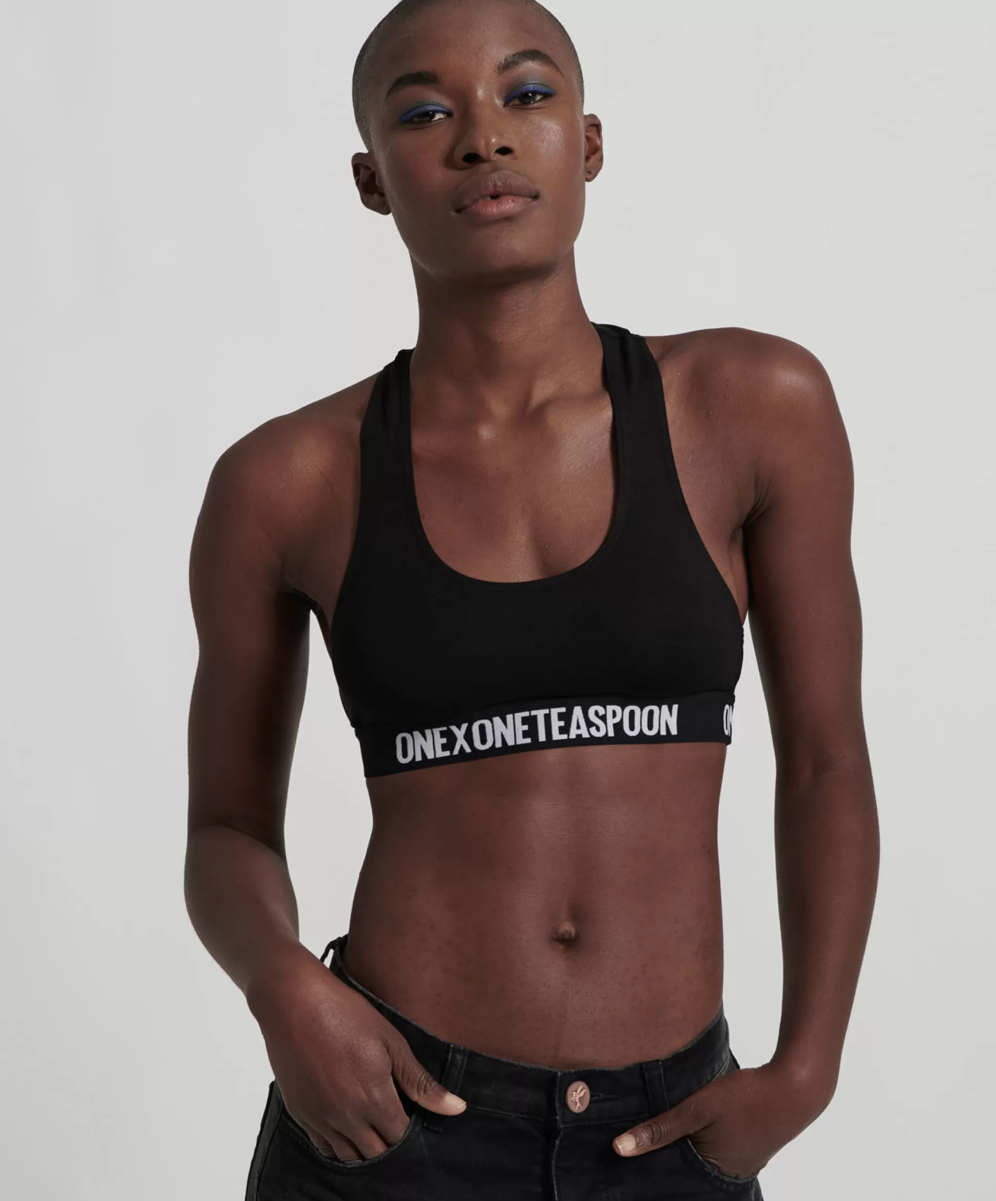 Sale ONE TEASPOON One X Runner Crop Bralette