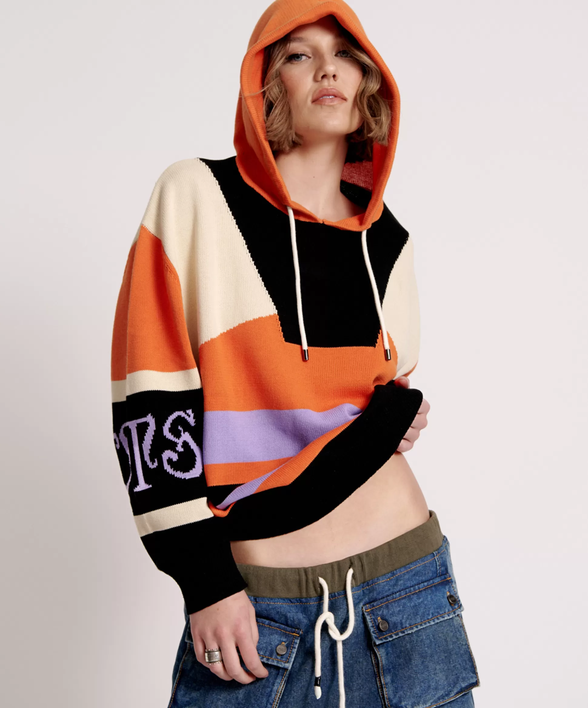 Sale ONE TEASPOON Ots Reactive Knit Hoody