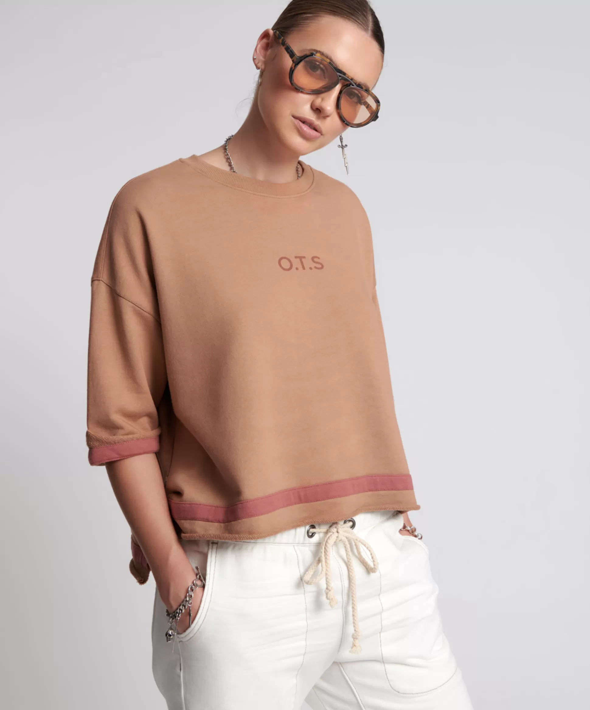 Shop ONE TEASPOON Ots Sweat Tee