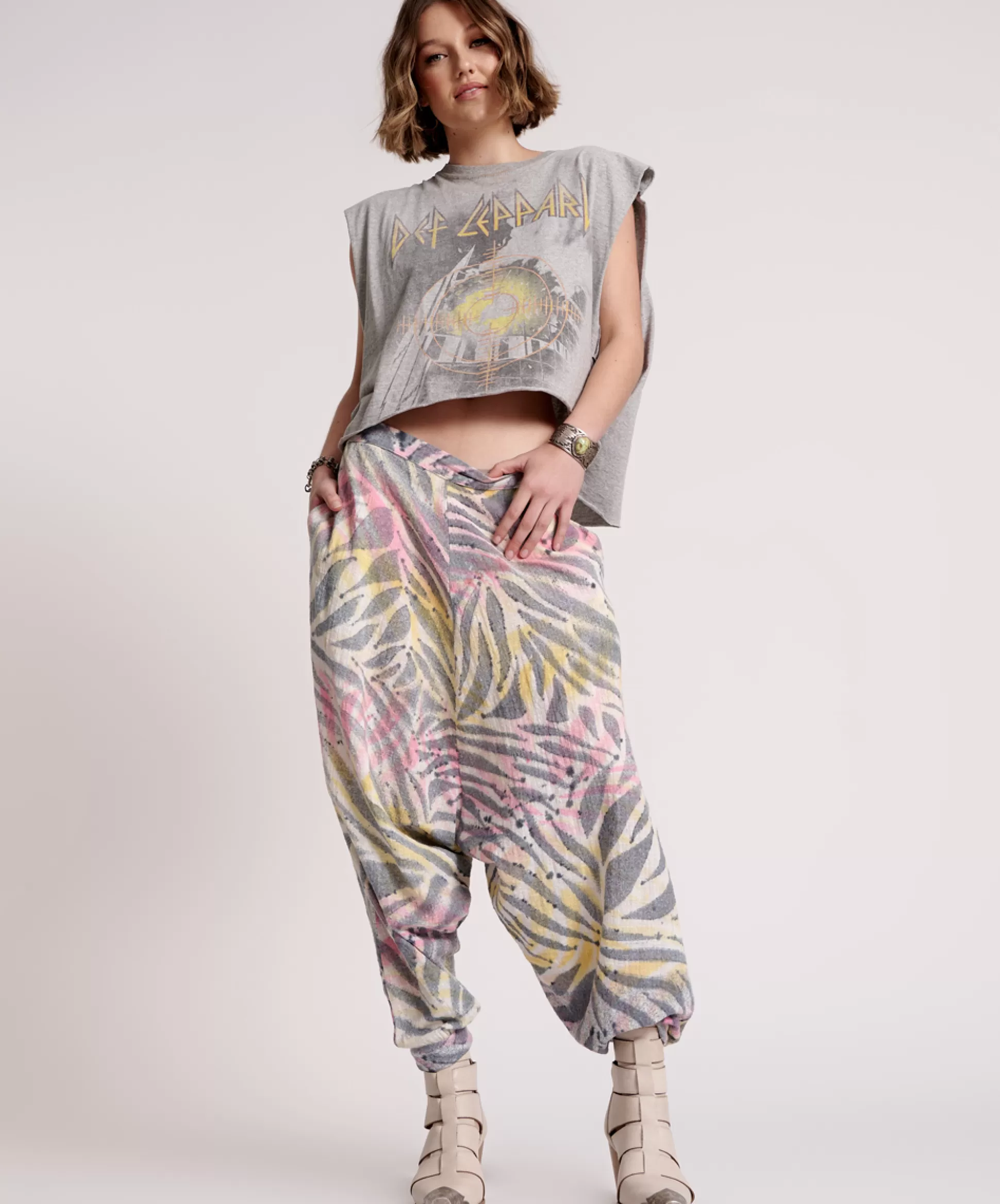 Sale ONE TEASPOON Palm Island Drifter Harem Pants