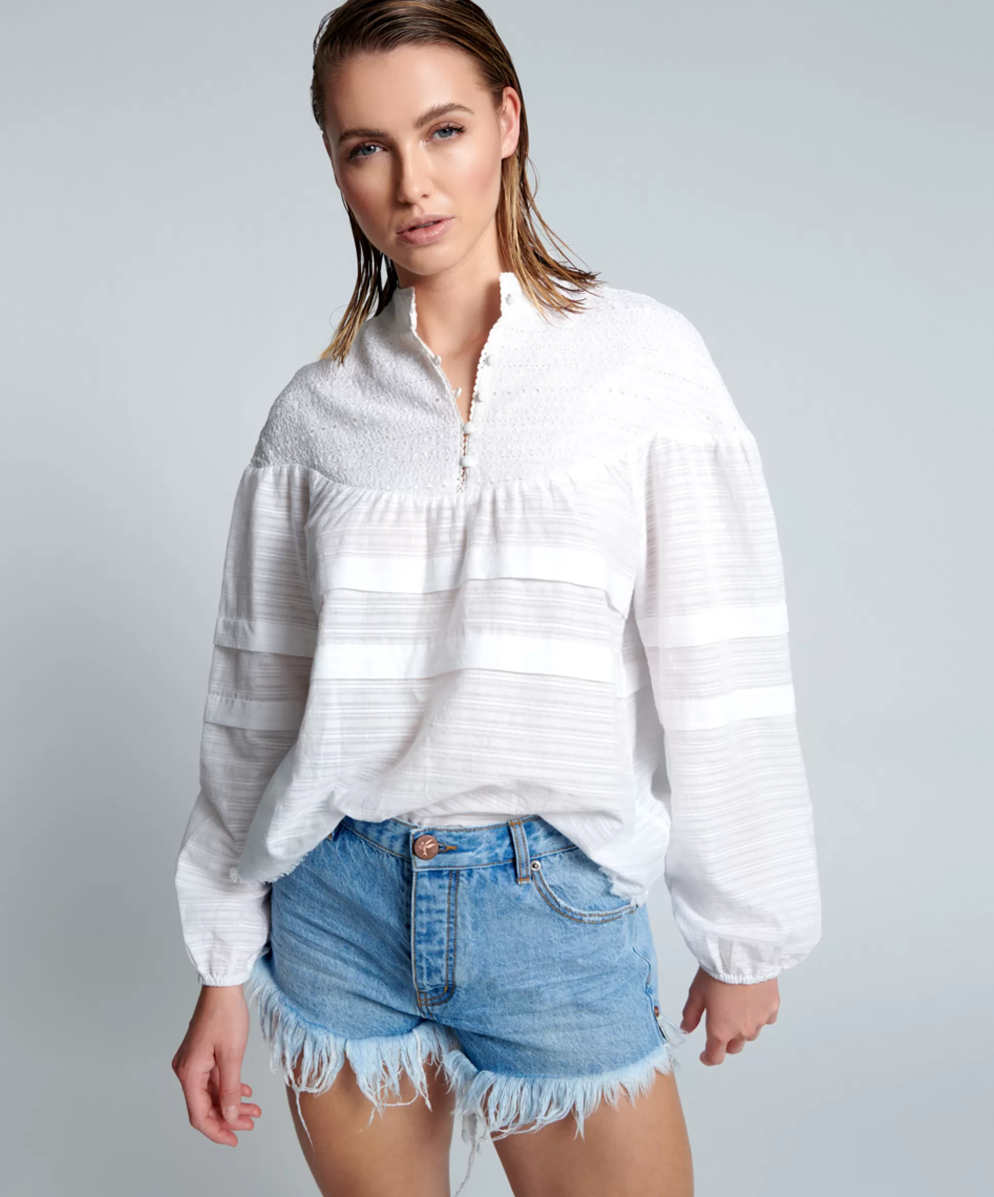 Fashion ONE TEASPOON Pure Desert Angel Longsleeve Top