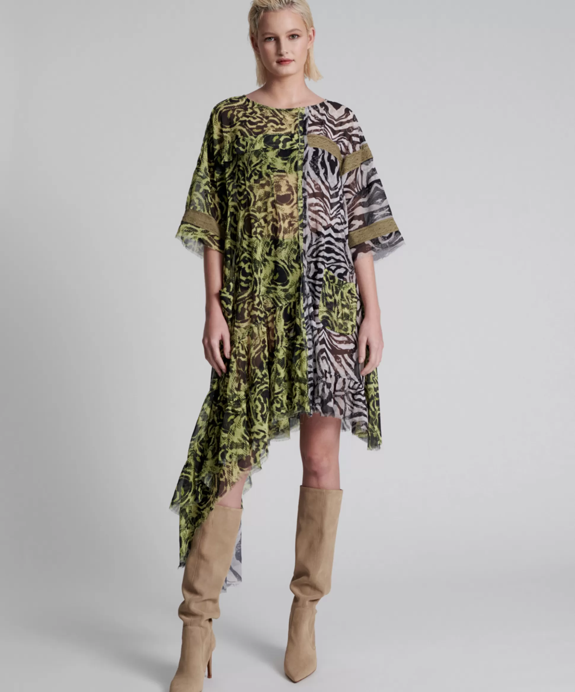 Shop ONE TEASPOON Savannah Wanderer Asymmetric Dress