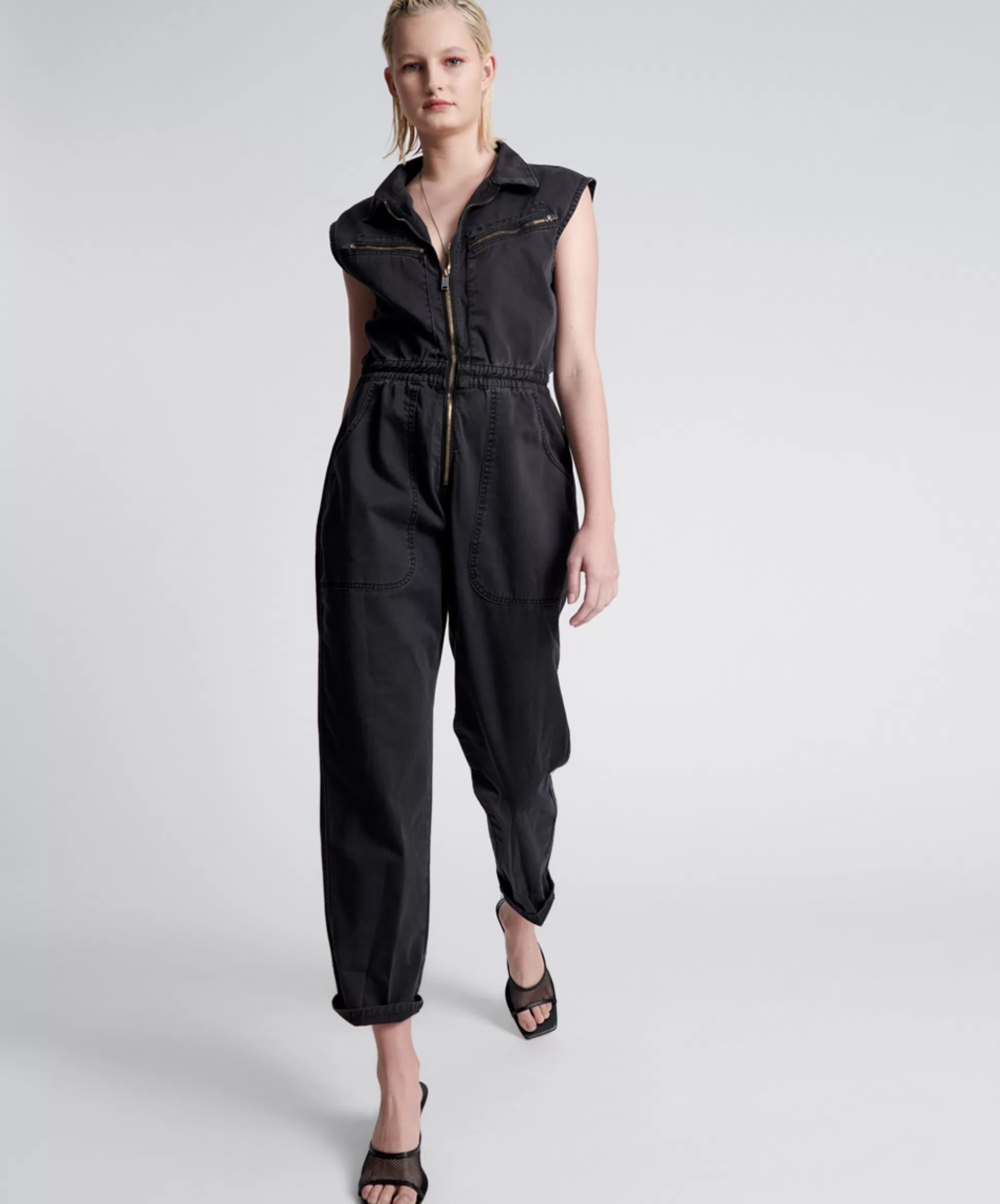 Best Sale ONE TEASPOON Sleeveless Olivia Aviator Jumpsuit