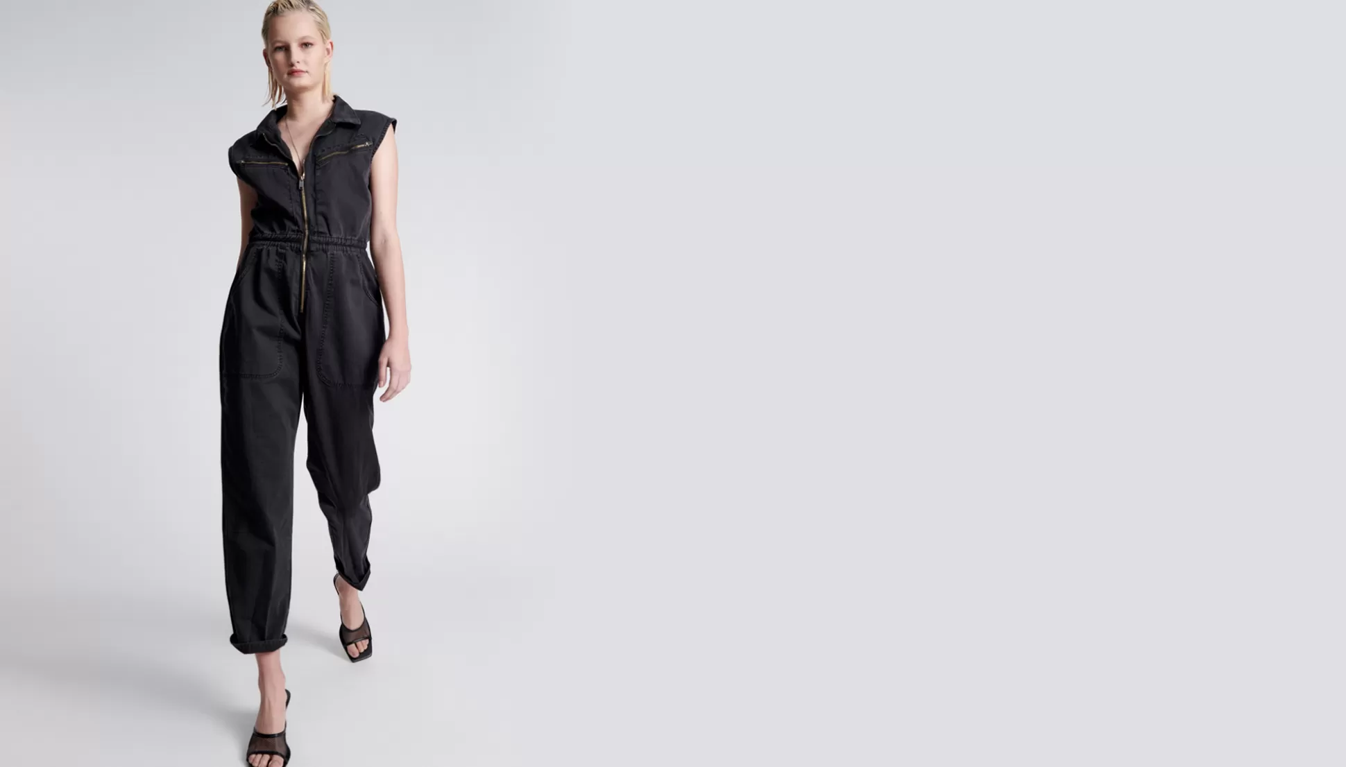 Best Sale ONE TEASPOON Sleeveless Olivia Aviator Jumpsuit