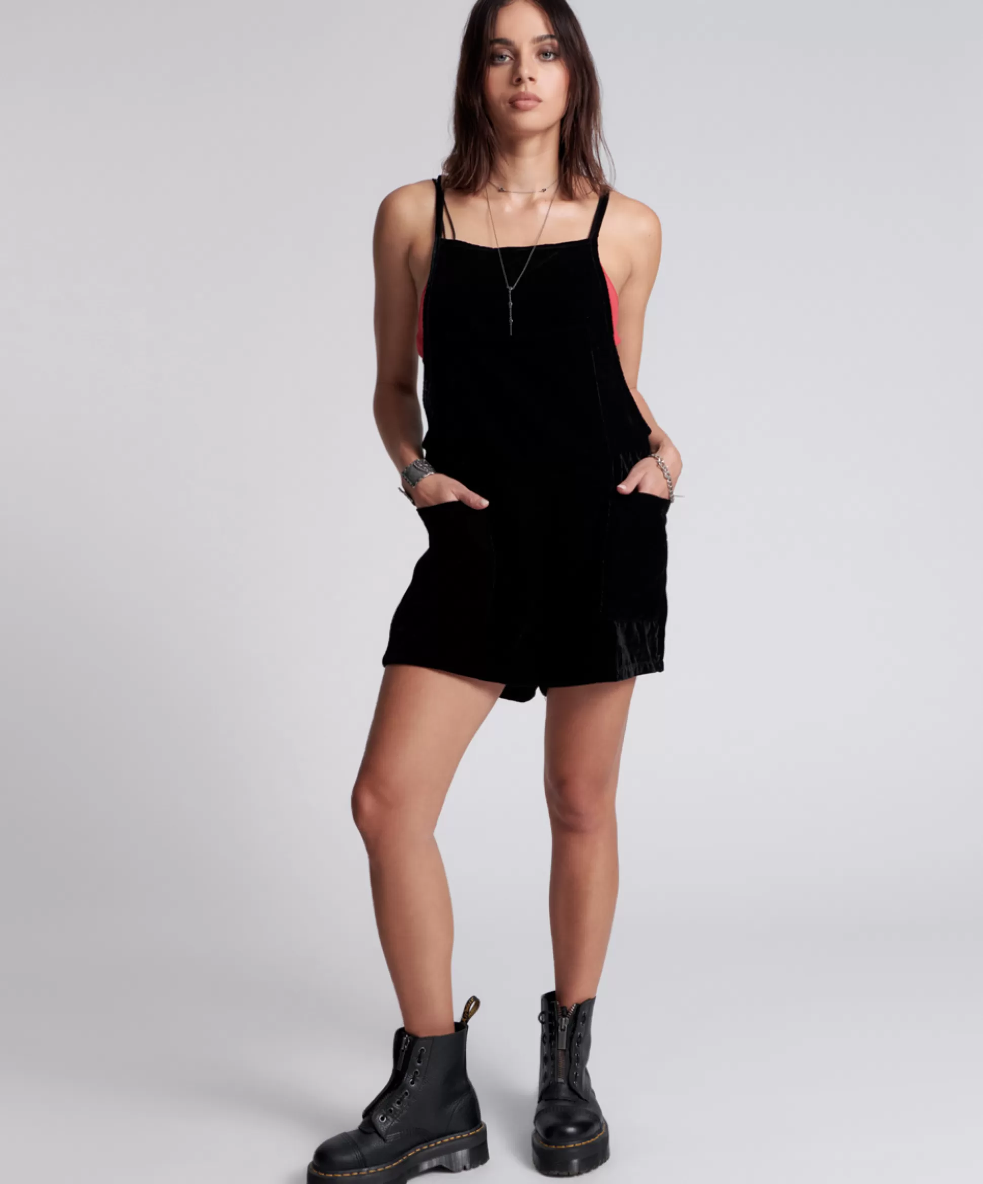 Clearance ONE TEASPOON Velvet Day Trip Lover Playsuit