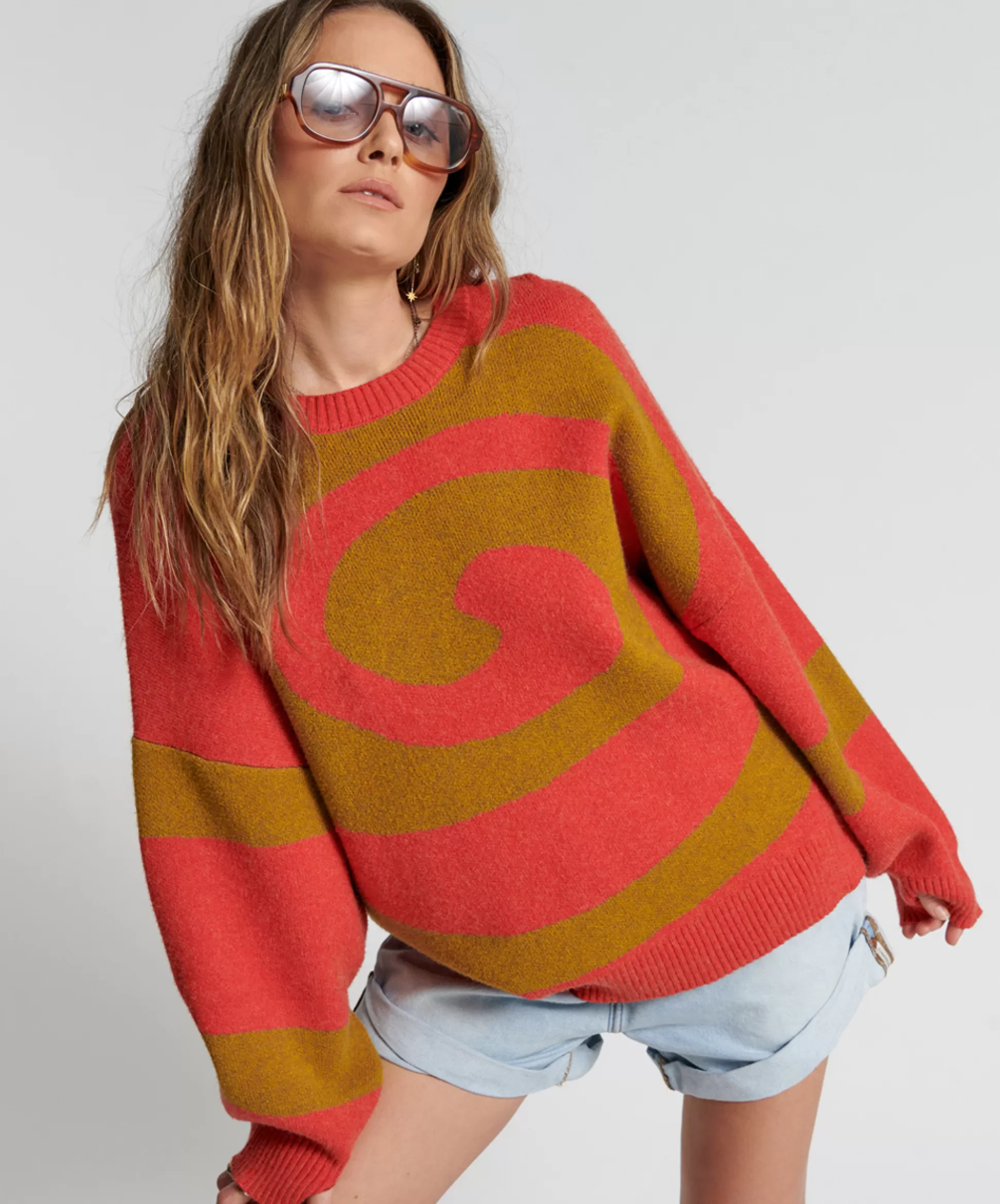 Cheap ONE TEASPOON Vortex Knit Sweater